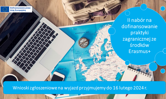 II nabór na praktykę Erasmus+