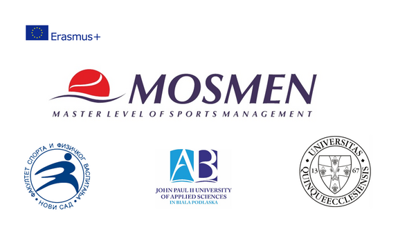 Logo przedstawiające projekt MOSMEN i partnerów projektu